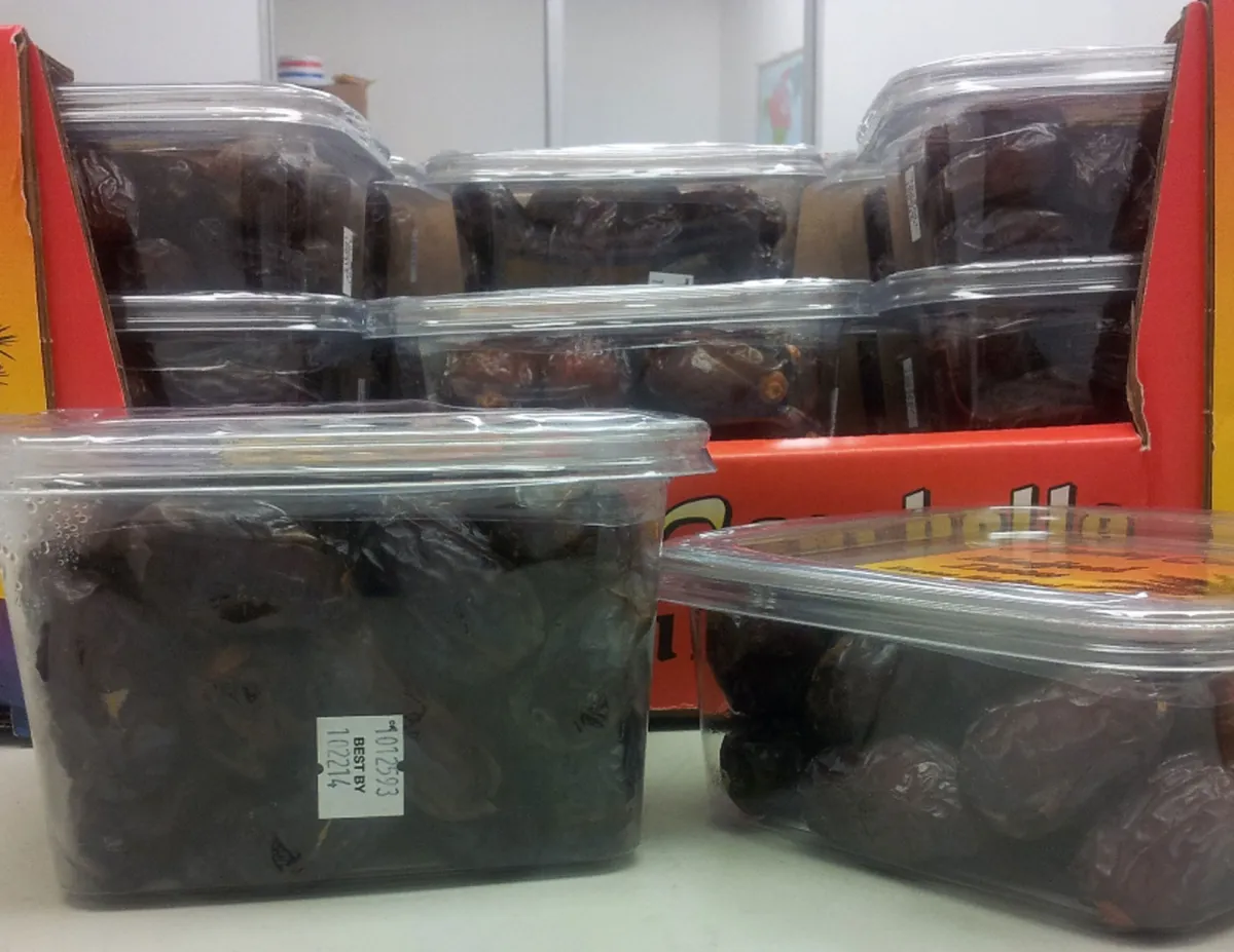 Medjool Dates 1Lb Cardboard Box 24/Case — official product photograph